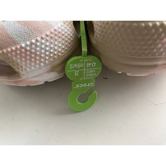 Crocs Classic Marbled Tie Dye Clogs Unisex Men’s Sz 10 Women’s 12 Chai Pink NEW - Picture 7 of 9